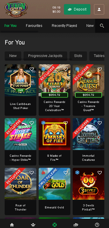 Yukon Gold Casino Download Mobiele App